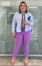 Pantalón strechts corte V - PANTALON CURVY Boutiquemirel 
