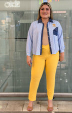 Pantalón strechts corte V - PANTALON CURVY Boutiquemirel 