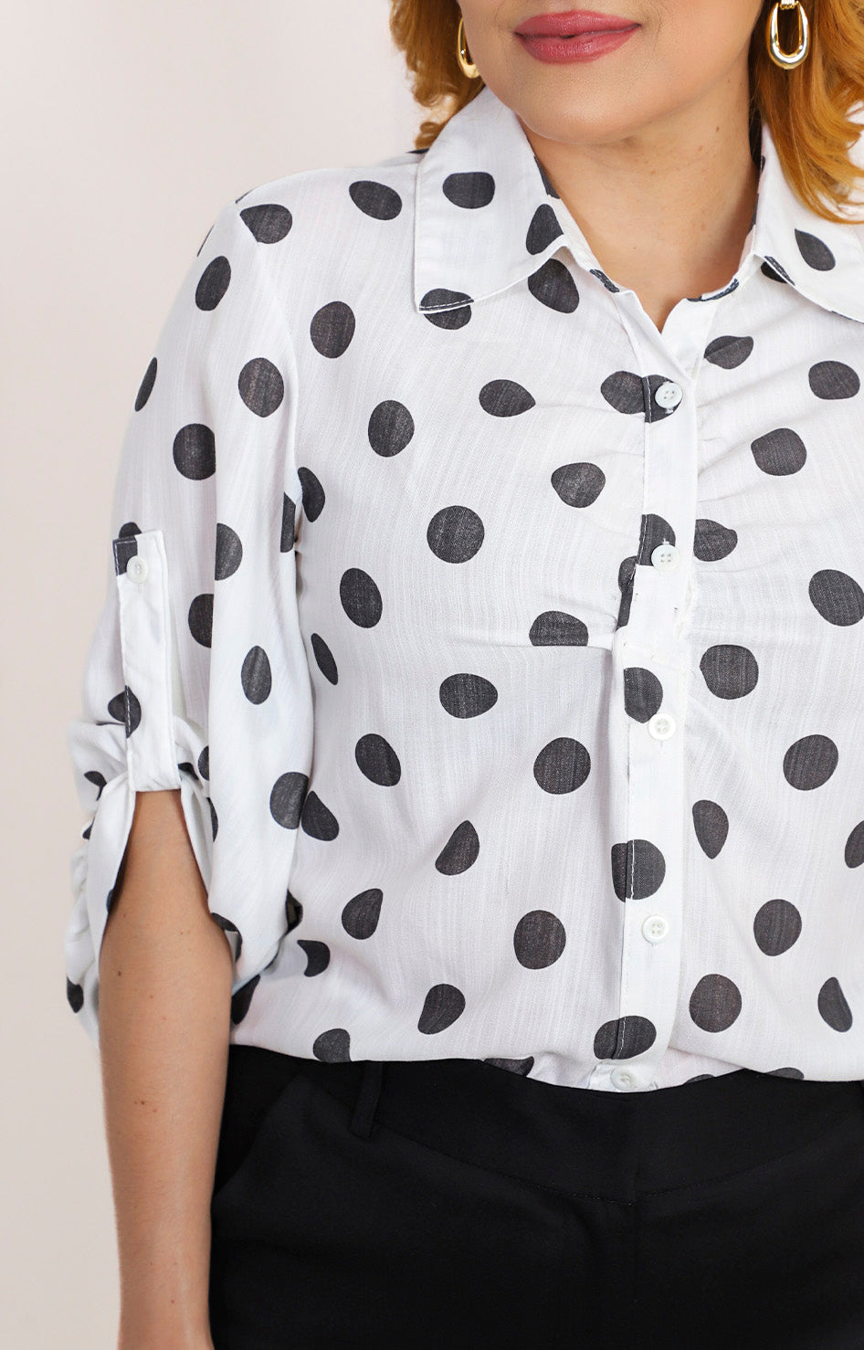 Blusa polka dots