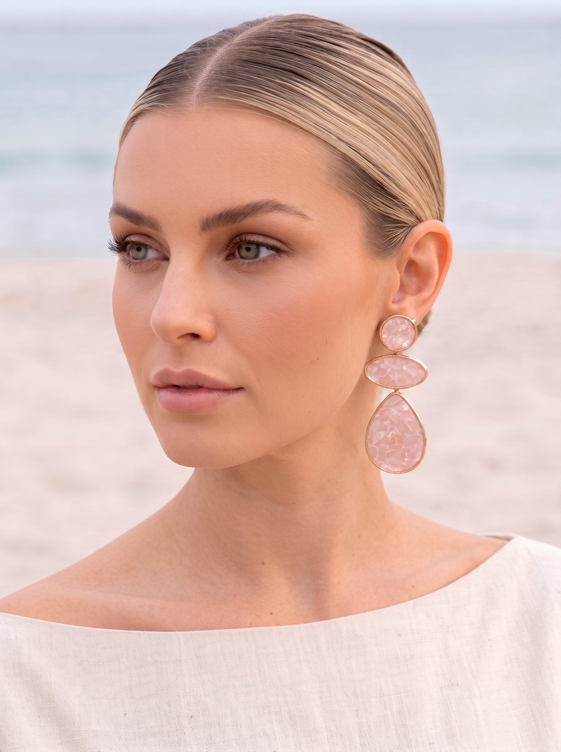 Aretes Rosa