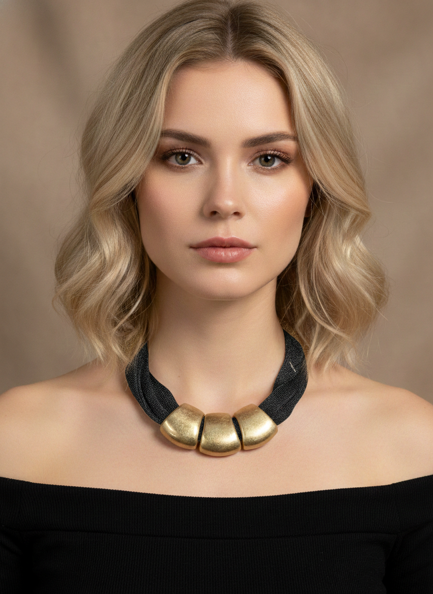 Conjunto negro de malla - COLLAR Boutiquemirel 