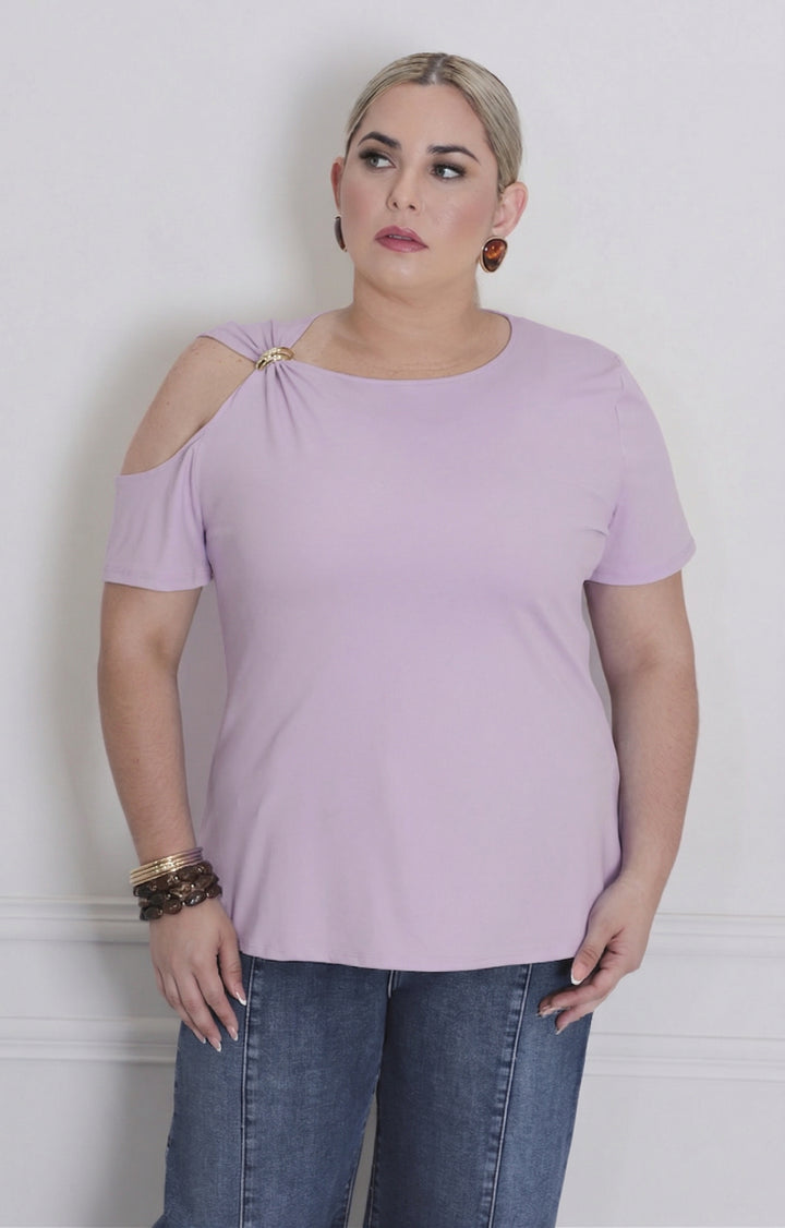 Blusa asimetrica - BLUSAS CURVY Boutiquemirel 