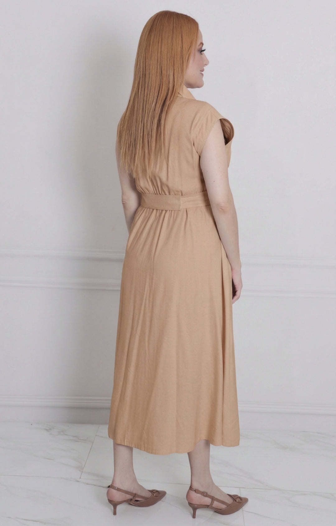 Vestido largo de botones - VESTIDO LARGO REGULAR Boutiquemirel 