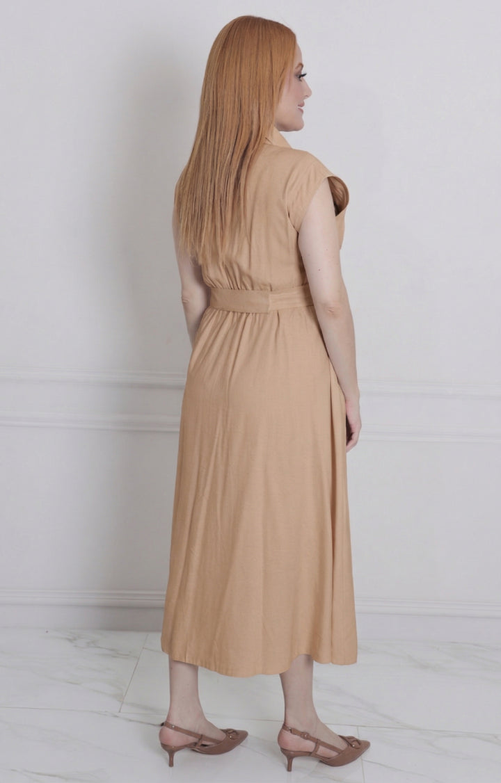 Vestido largo de botones - VESTIDO LARGO REGULAR Boutiquemirel 