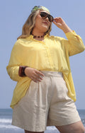 Short liso con bolsas - SHORT CURVY Boutiquemirel 