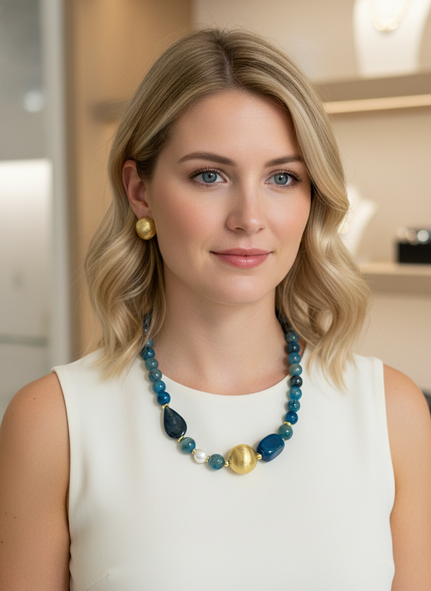 Set de collar verde - SET COLLAR Boutiquemirel 