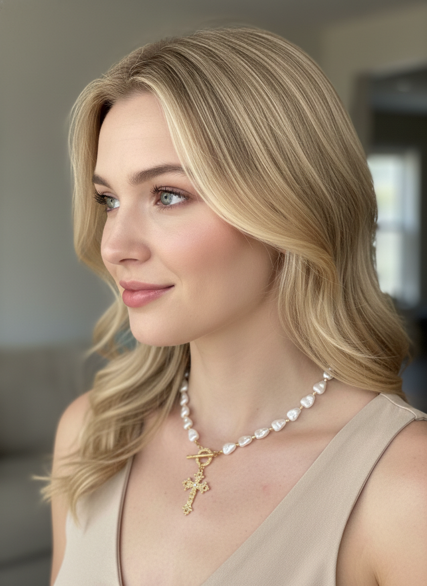 Colla blanco de cruz - COLLAR Boutiquemirel 