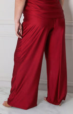Pantalón satinado - PANTALON CURVY Boutiquemirel 