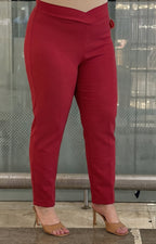 Pantalón strechts corte V - PANTALON CURVY Boutiquemirel 
