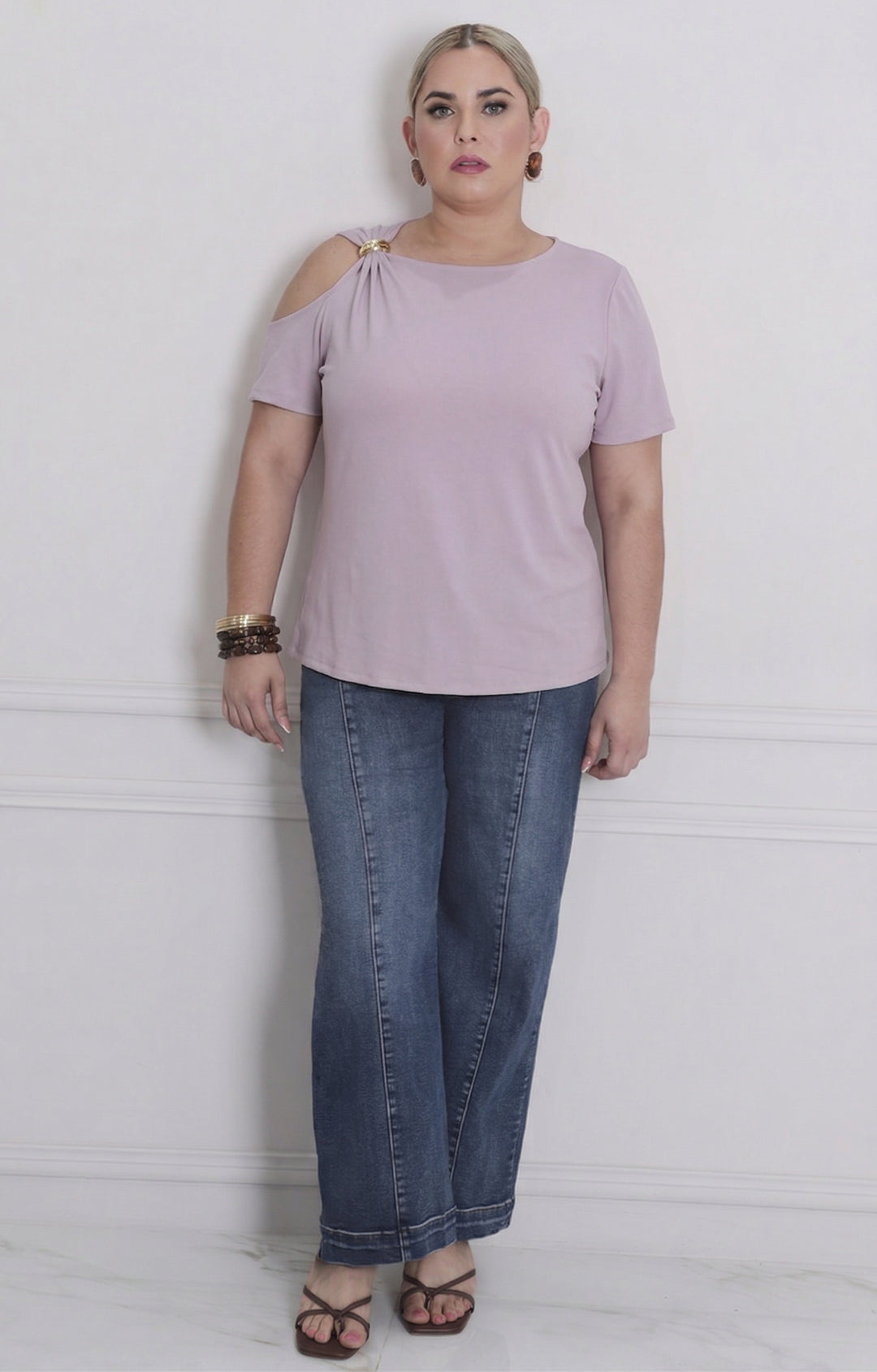 Blusa asimetrica - BLUSAS CURVY Boutiquemirel 