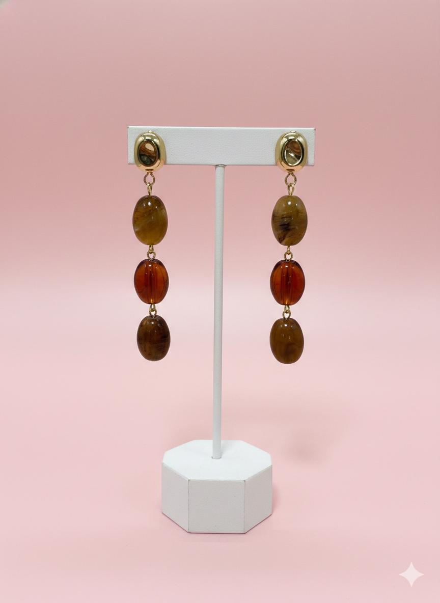 Aretes largo café - ARETE Boutiquemirel 