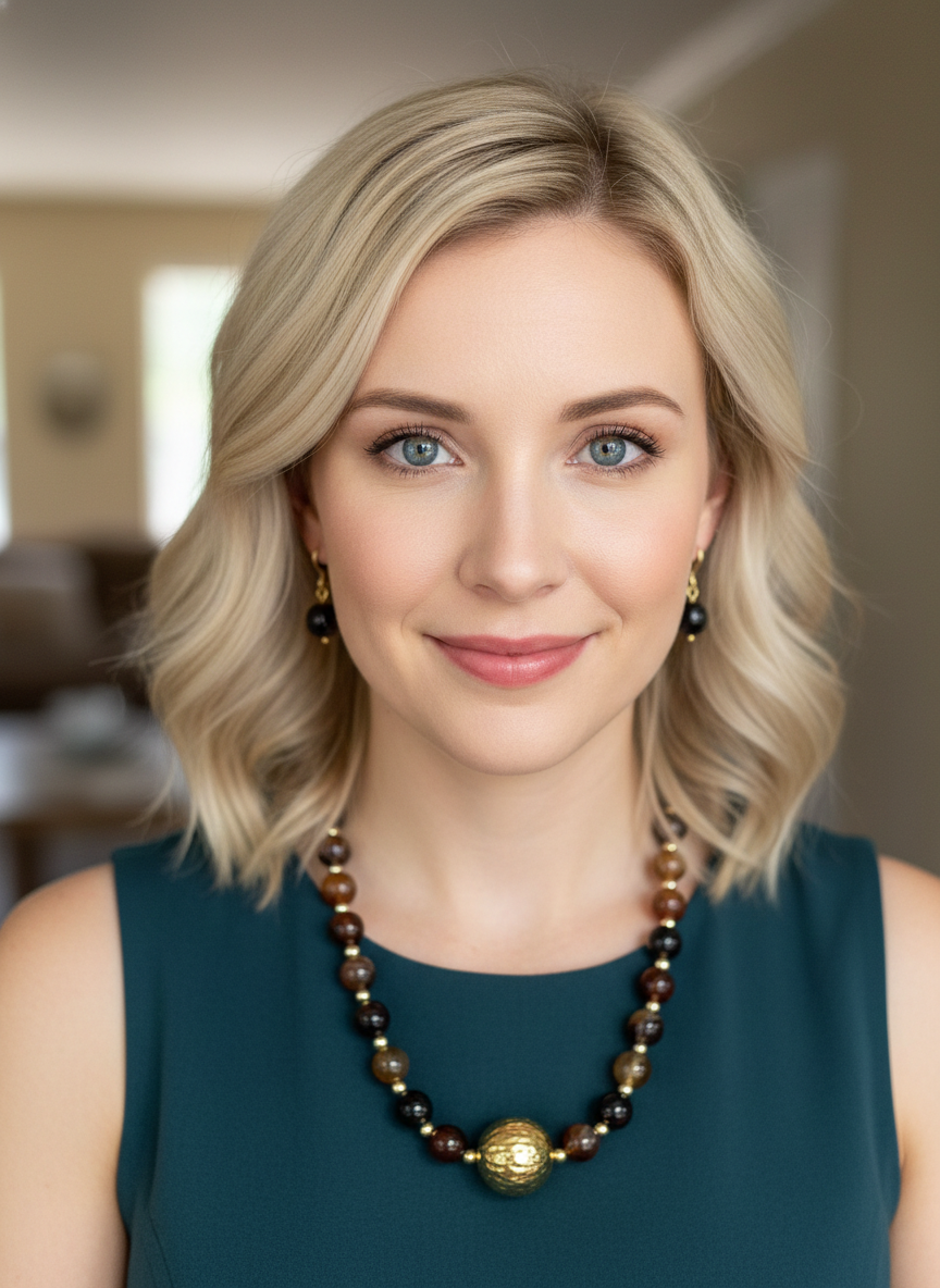 Set de collar café - SET COLLAR Boutiquemirel 