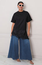 Blusa con encaje - BLUSAS REGULAR Boutiquemirel 