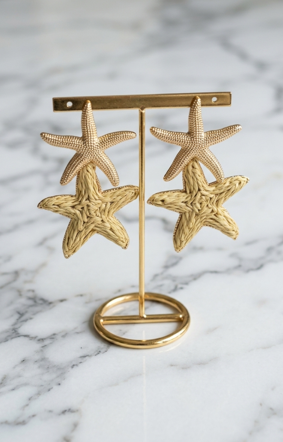 Aretes largos en forma de estrella - ARETES Boutiquemirel 