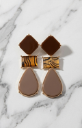 Aretes n color tierra - ARETES Boutiquemirel 