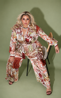 Palazzo beige paisley
