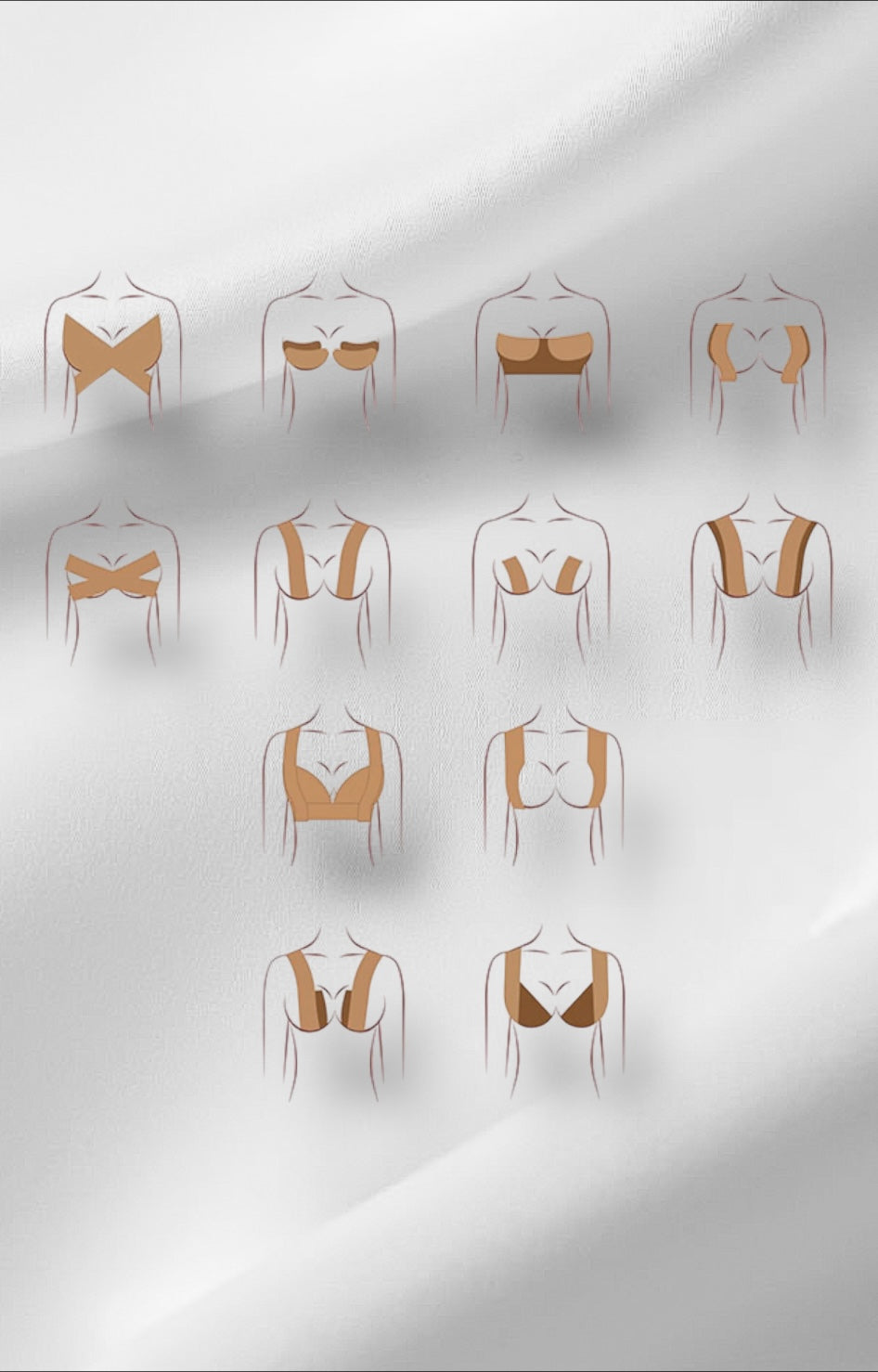Cinta para busto con cubre pezon - CINTA Boutiquemirel 