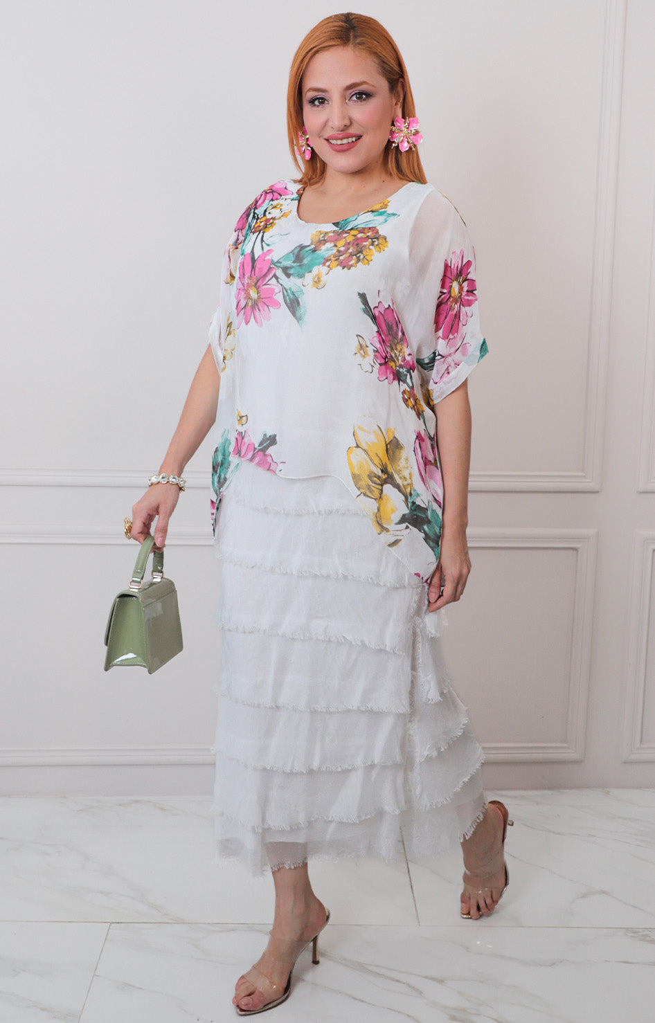 Vestido de seda francesa - VESTIDO CORTO REGULAR Boutiquemirel 