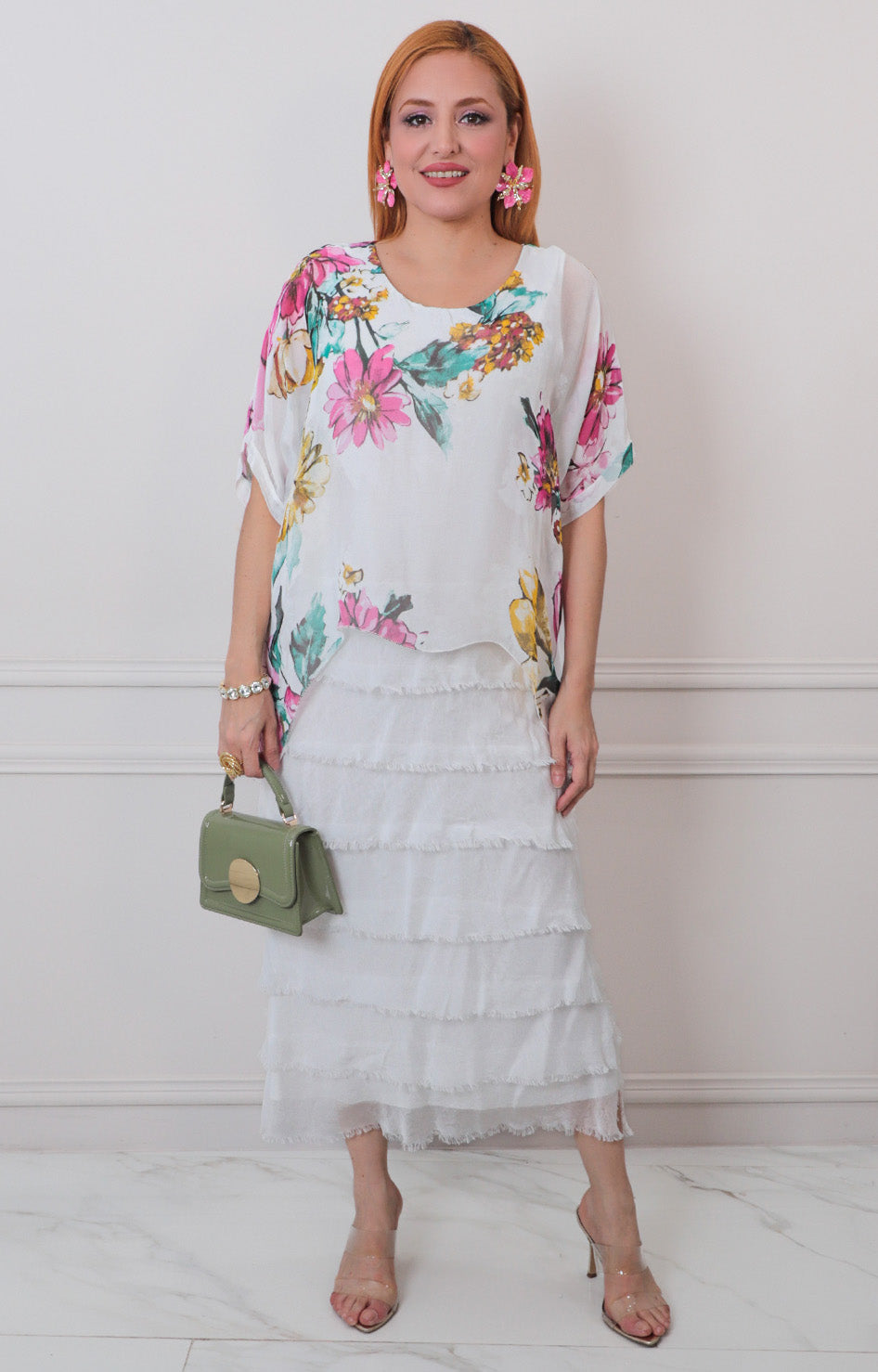 Vestido de seda francesa - VESTIDO CORTO REGULAR Boutiquemirel 