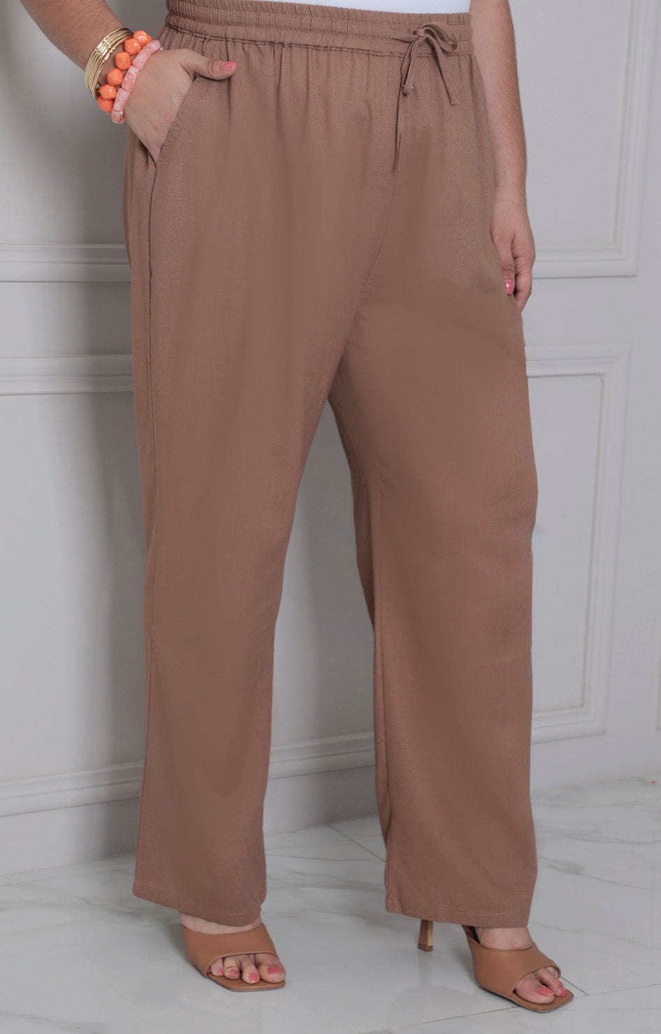 IA Pantalon recto con elàstico - PANTALON CURVY Boutiquemirel 