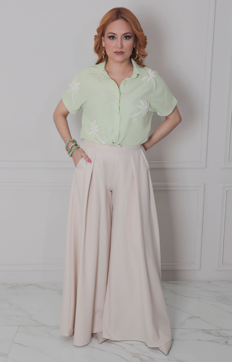 Pantalòn  amplio - PANTALON REGULAR Boutiquemirel 
