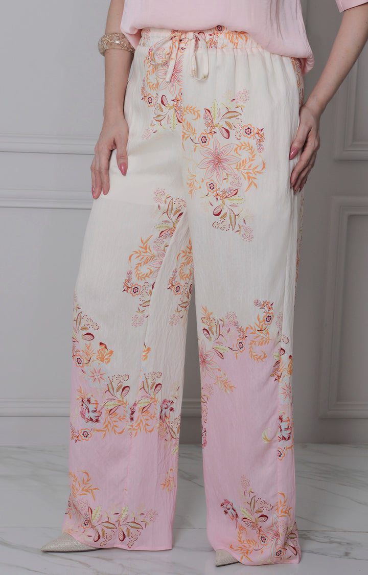 Pantalòn beige estampado - PANTALON REGULAR Boutiquemirel 