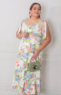 Vestido estampado de tirantes - VESTIDO LARGO CURVY Boutiquemirel 