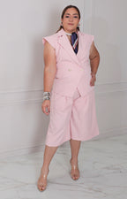 Conjunto rosa con mascada - CONJUNTO CURVY Boutiquemirel 