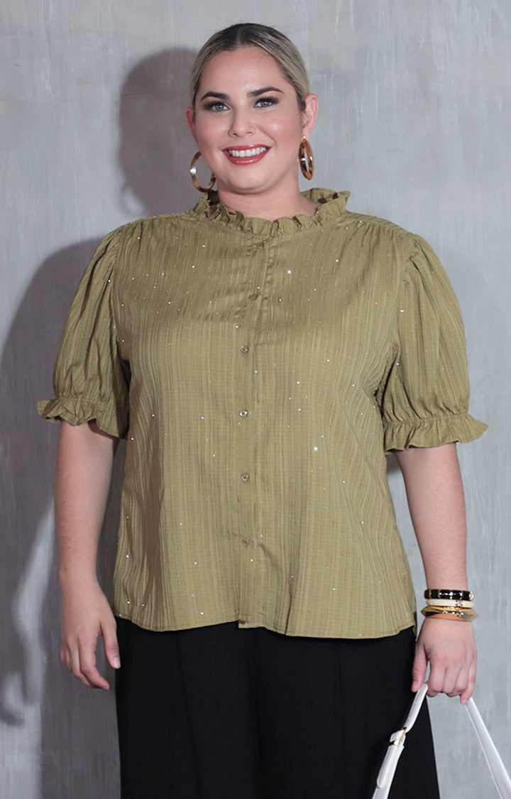 Blusa verde olivo - BLUSA XL Boutiquemirel 