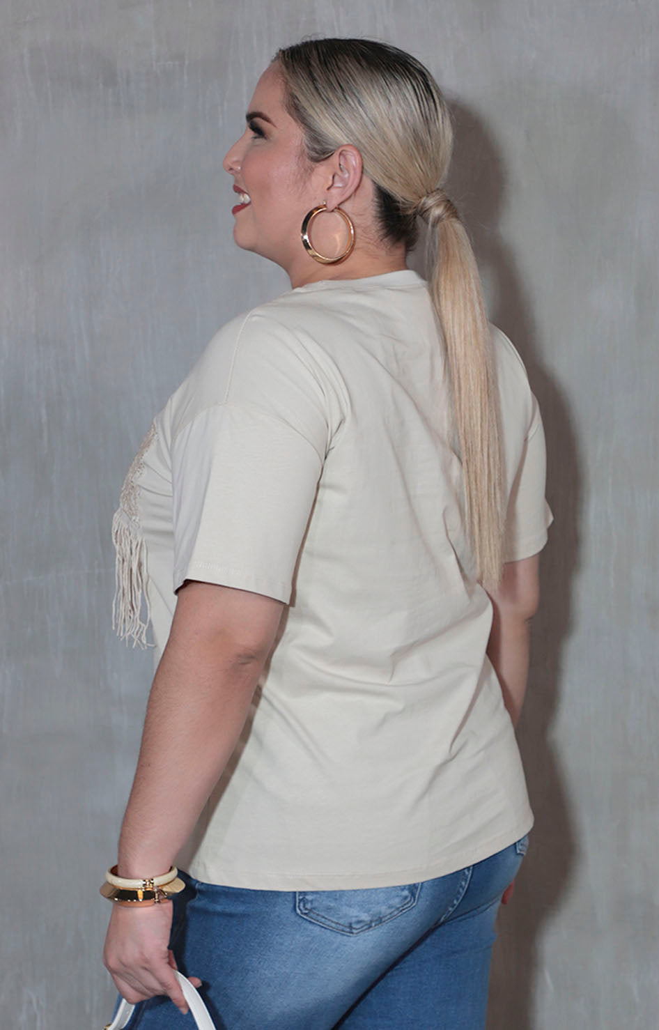 Blusa beige - BLUSA XL Boutiquemirel 