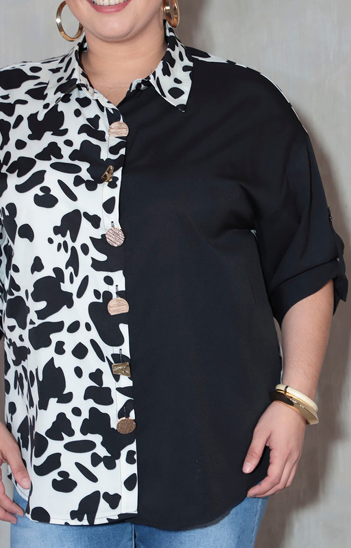 Camisera dúo negra - BLUSA XL Boutiquemirel 