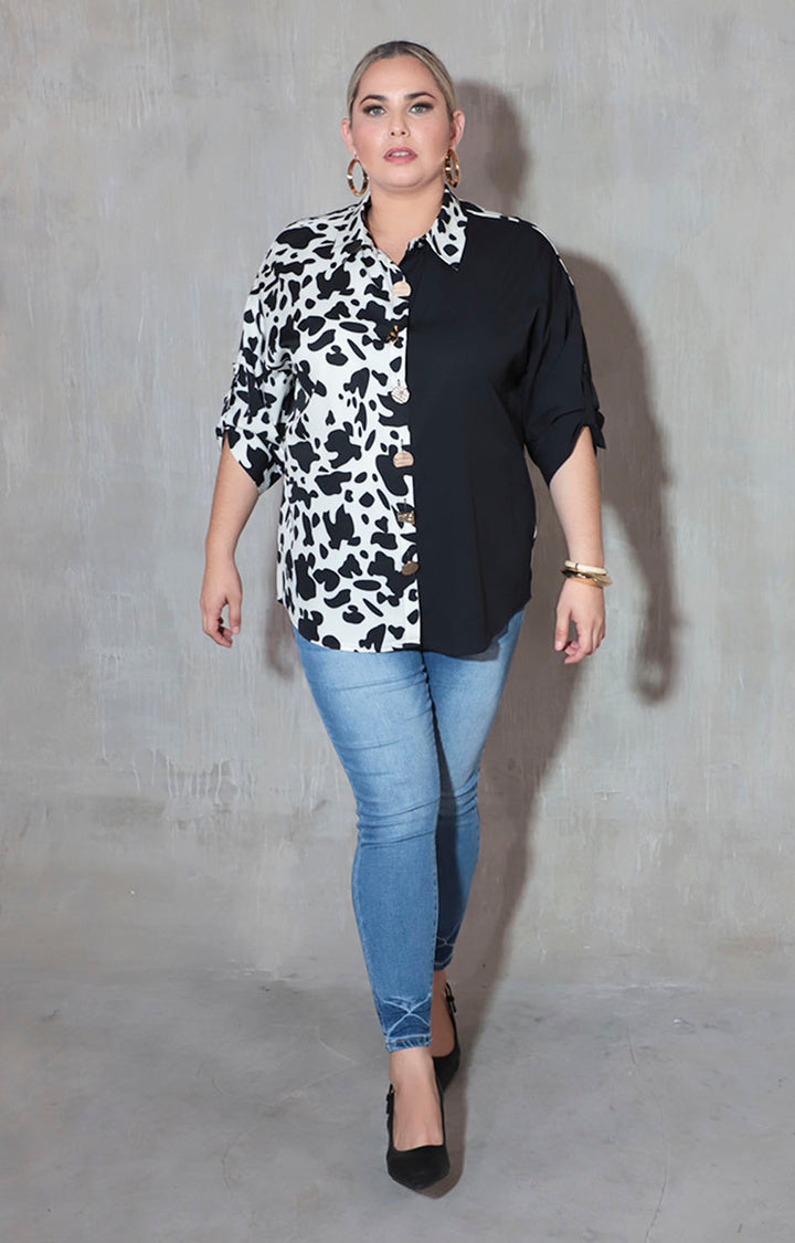 Camisera dúo negra - BLUSA XL Boutiquemirel 