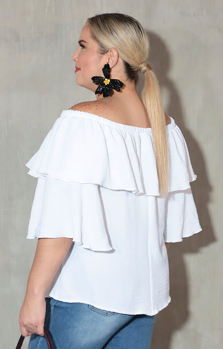Blusa blanca - BLUSA XL Boutiquemirel 