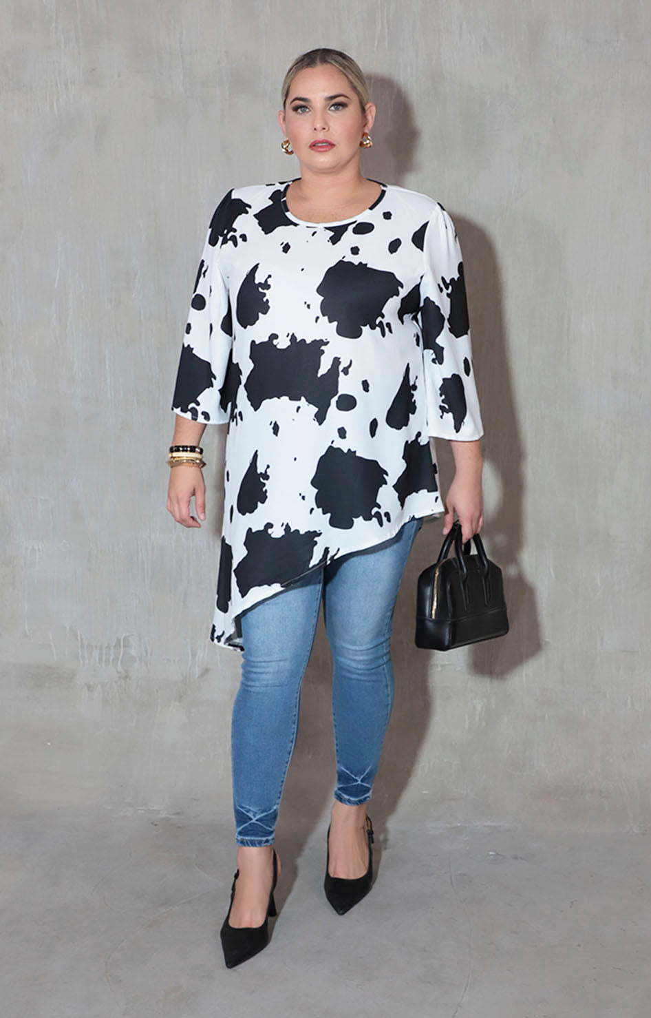 Blusa cow print - BLUSA XL Boutiquemirel 