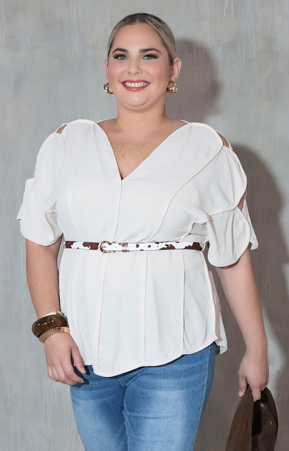 Blusa beige - BLUSA XL Boutiquemirel 