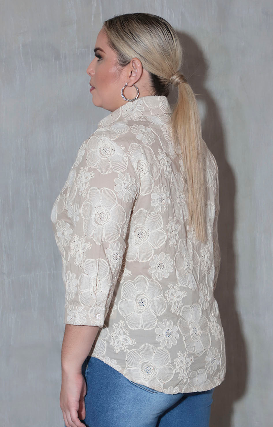 Camisera beige - BLUSA Boutiquemirel 