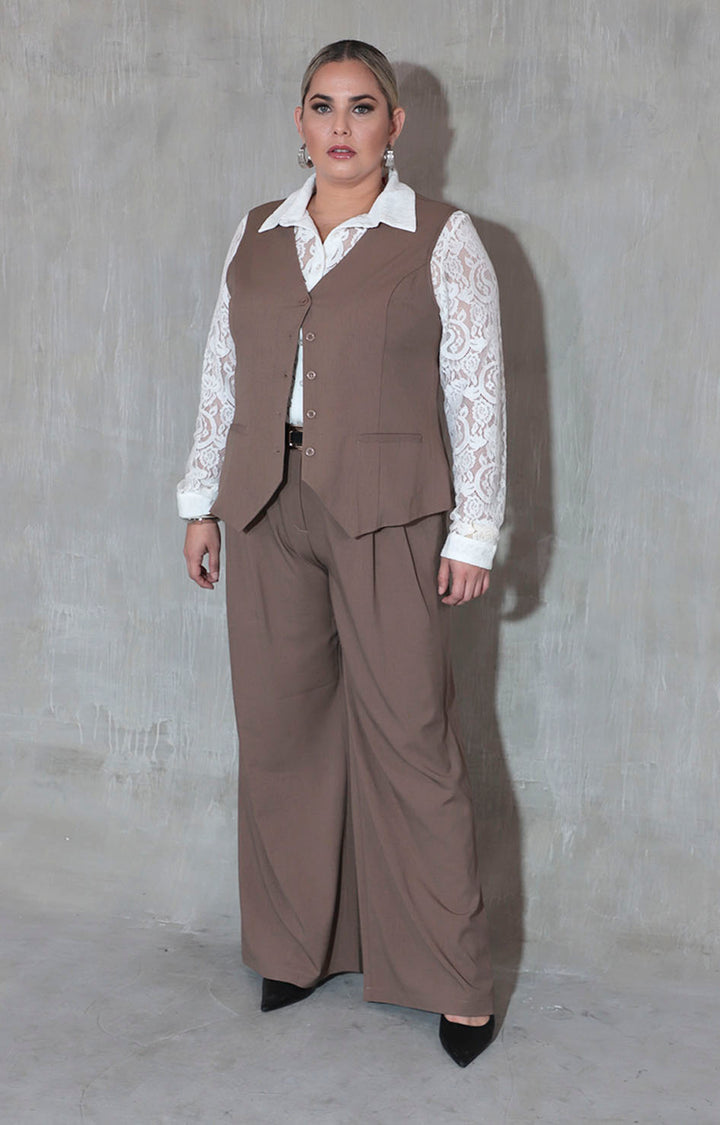 Pantalón formal café - PANTALON XL Boutiquemirel 