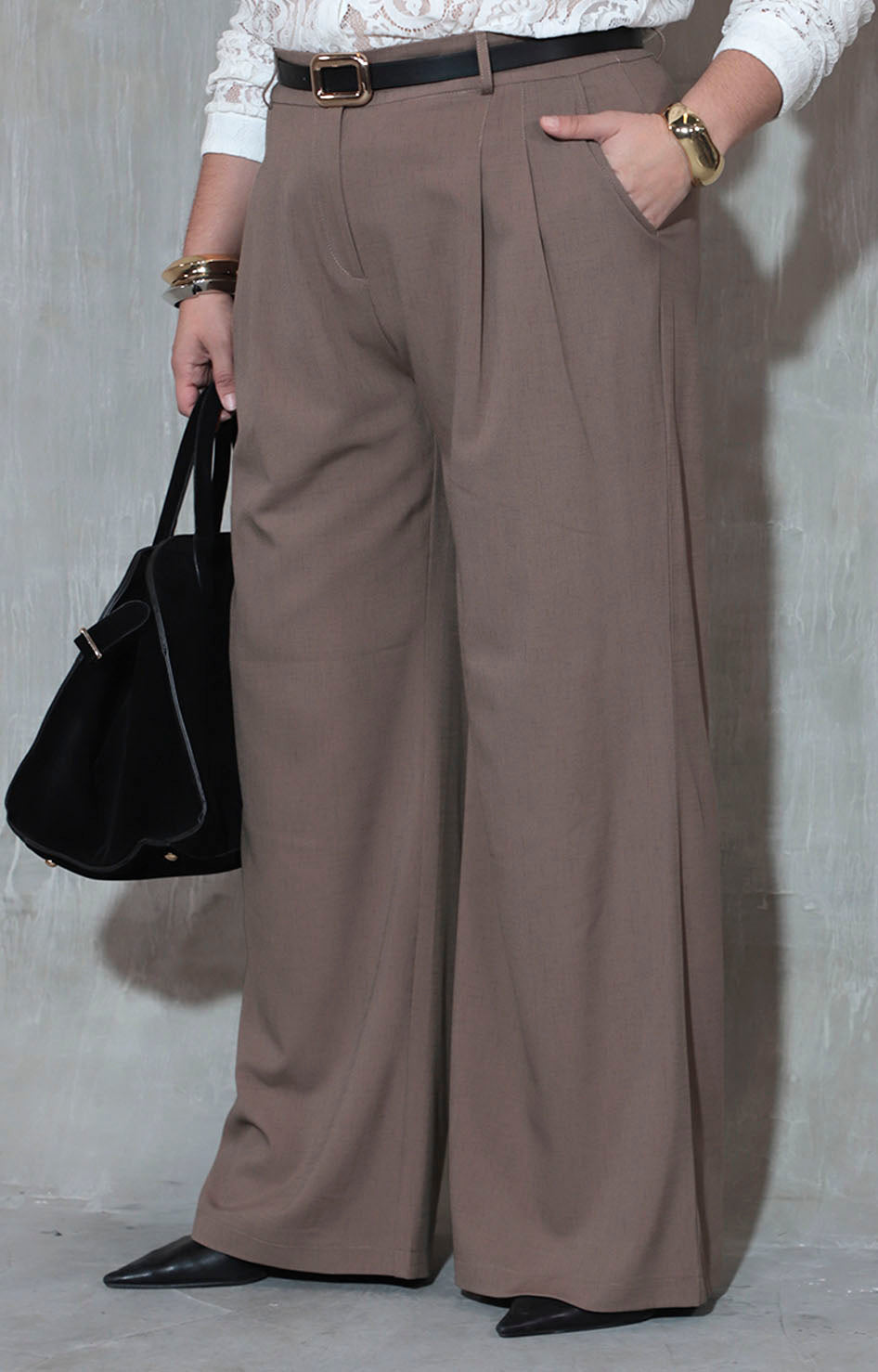 Pantalón formal café - PANTALON XL Boutiquemirel 