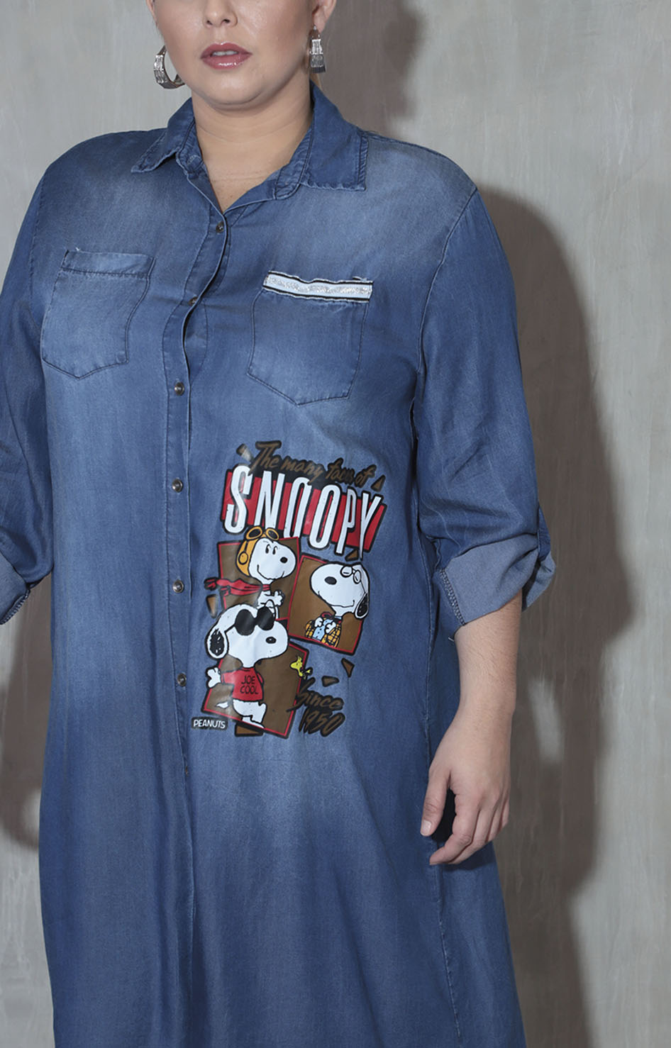 Vestido camisero denim - VESTIDO XL Boutiquemirel 