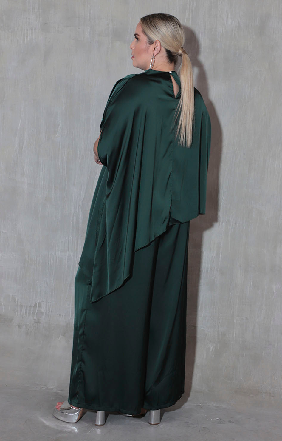 Conjunto verde satinado - CONJUNTO Boutiquemirel 