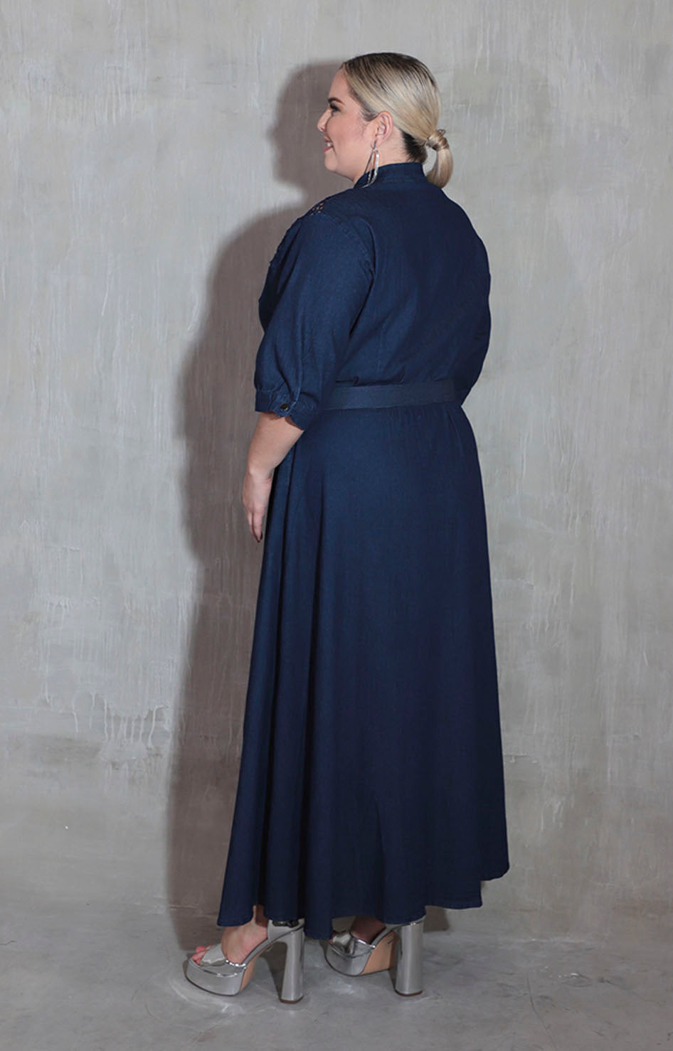 Vestido camisero denim - CONJUNTO Boutiquemirel 