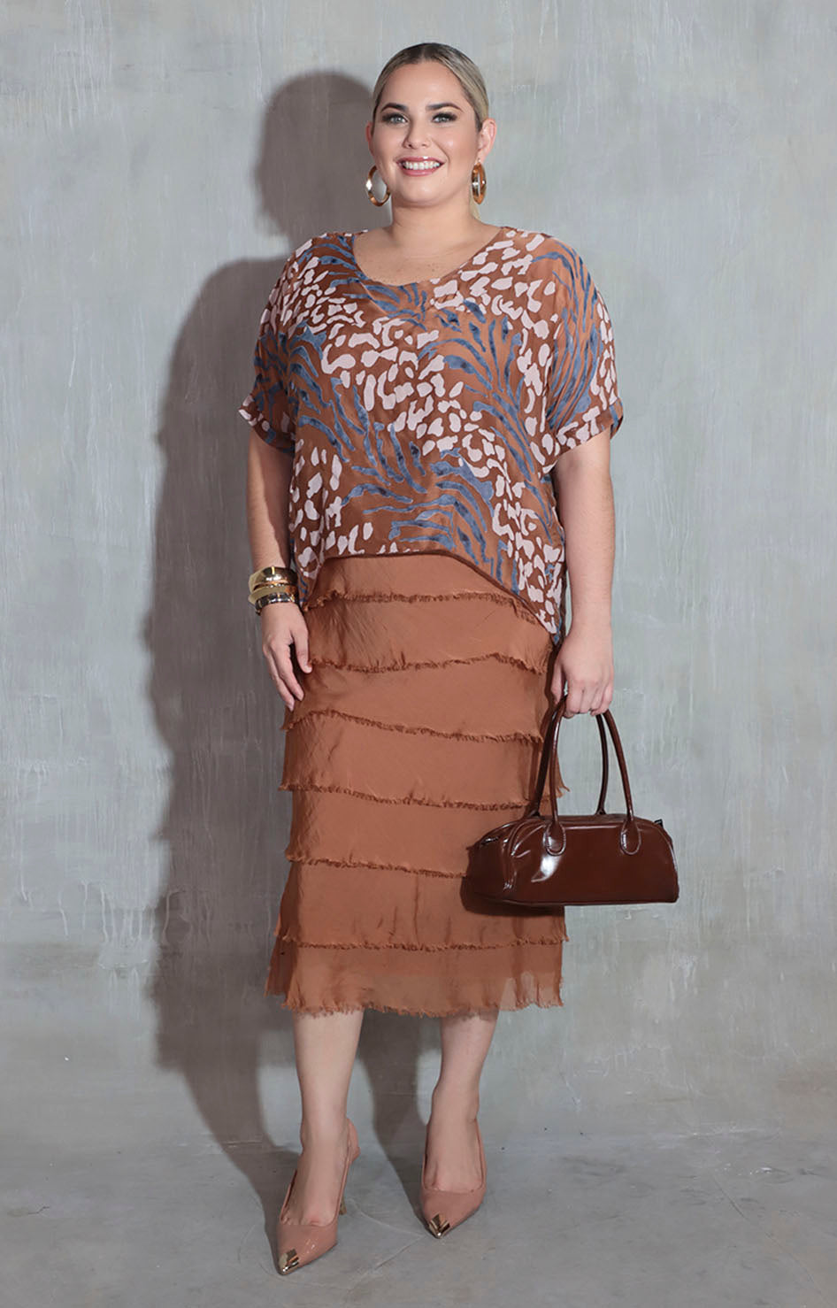 Vestido café - VESTIDO XL Boutiquemirel 