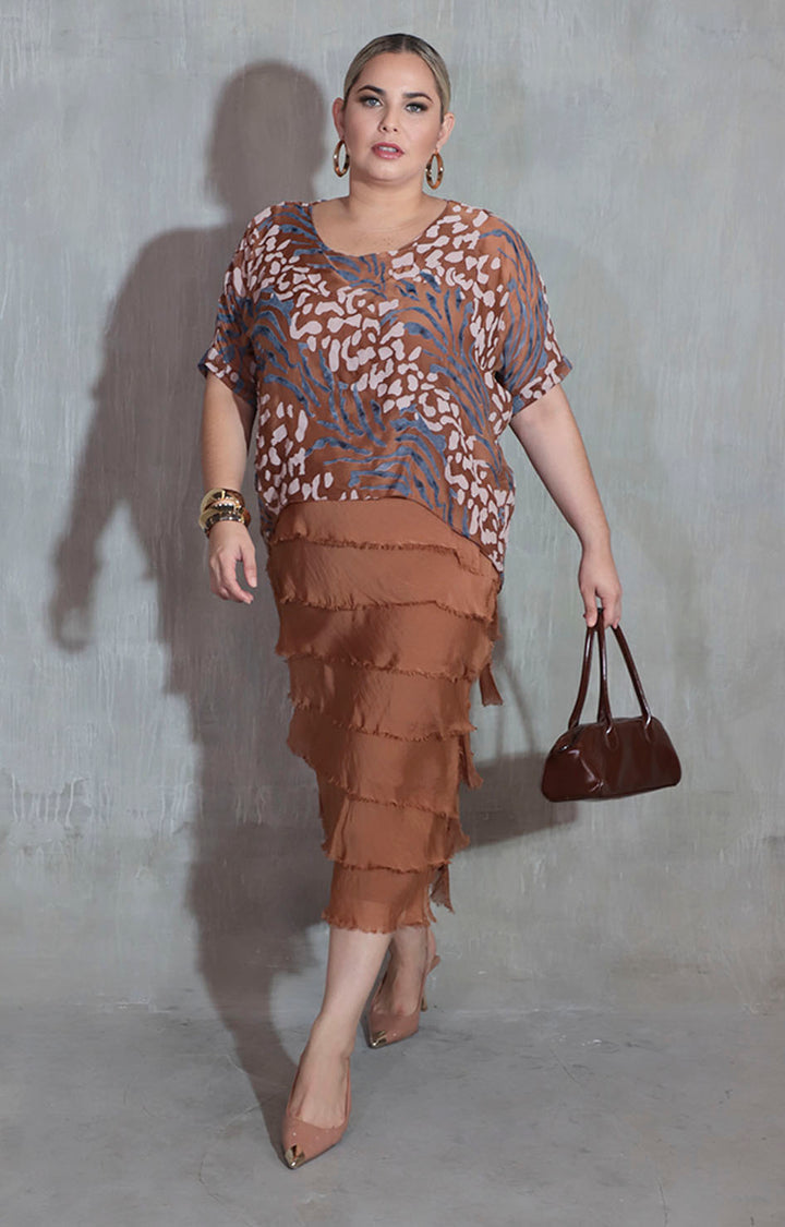 Vestido café - VESTIDO XL Boutiquemirel 