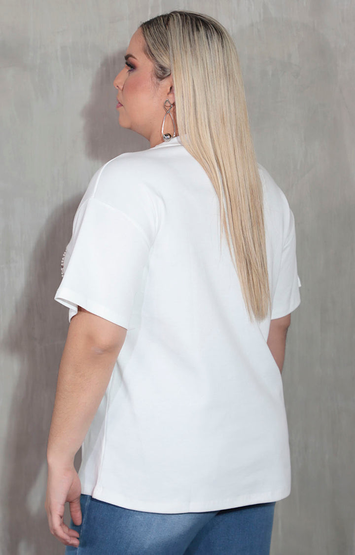Blusa blanca - BLUSA XL Boutiquemirel 