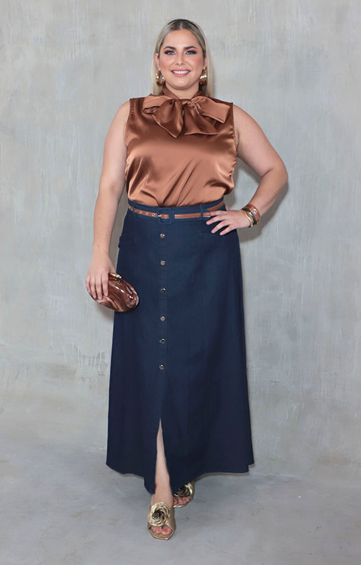 Falda de mezclilla - FALDA XL Boutiquemirel 