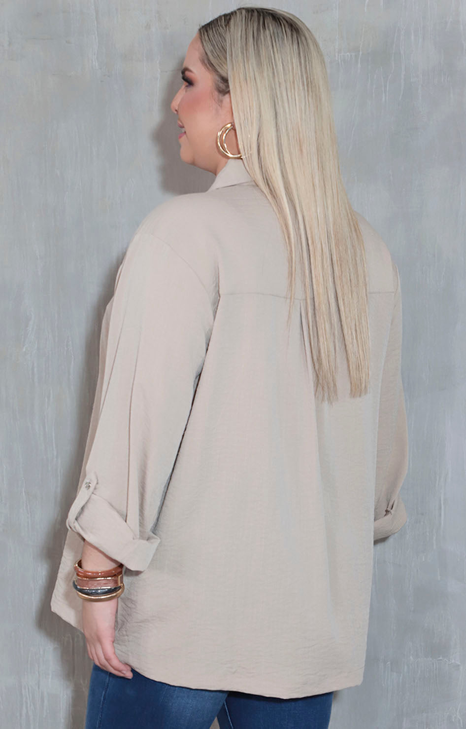 Blusa beige - BLUSA XL Boutiquemirel 