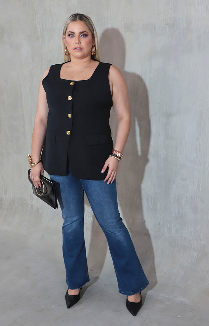 Chaleco negro - CHALECO XL Boutiquemirel 