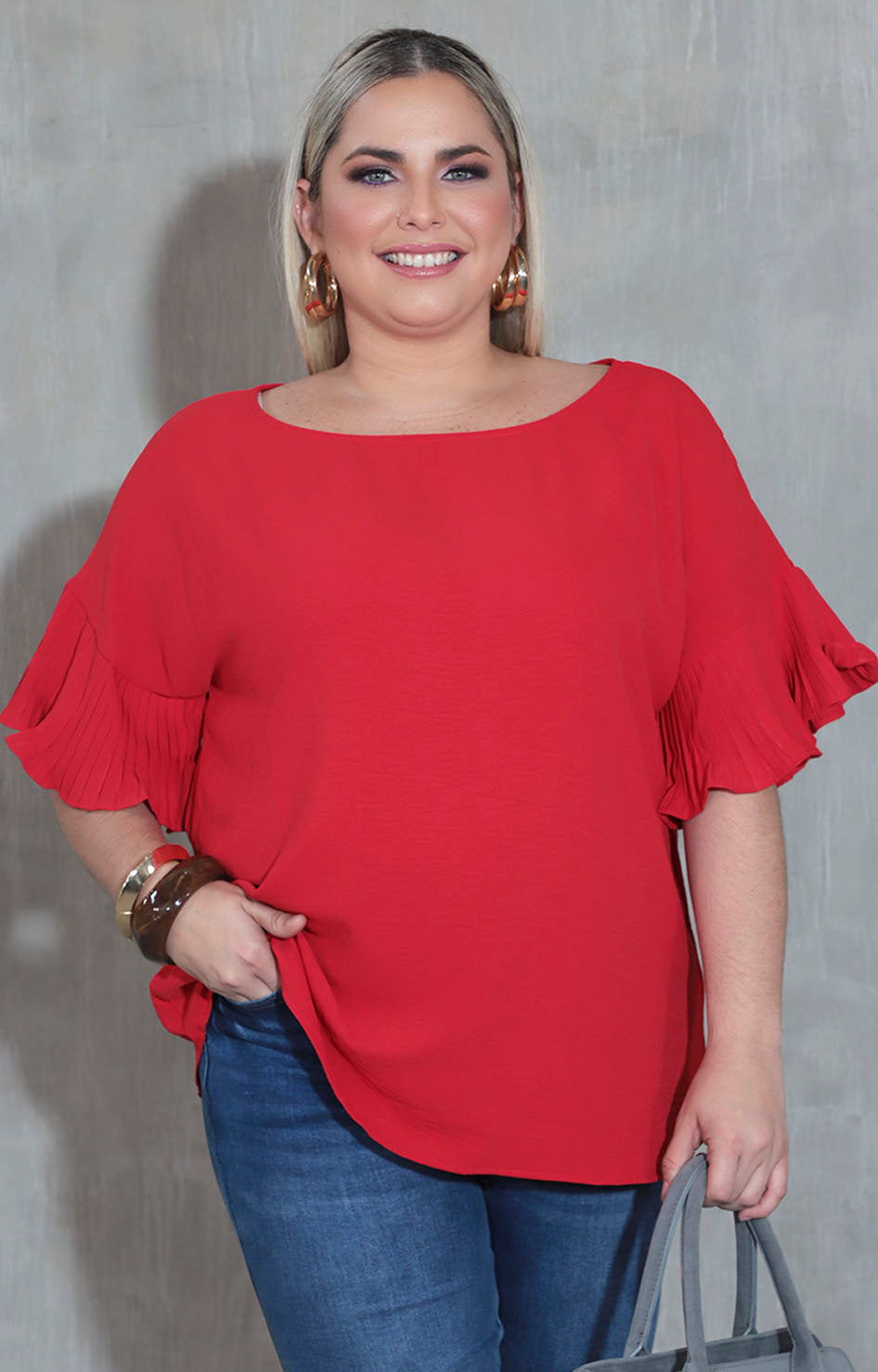 Blusa roja - BLUSA XL Boutiquemirel 