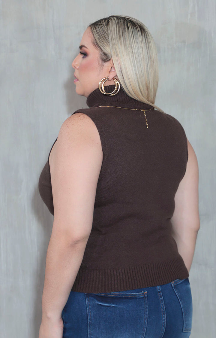 Blusa café - BLUSA XL Boutiquemirel 