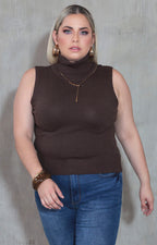 Blusa café - BLUSA XL Boutiquemirel 